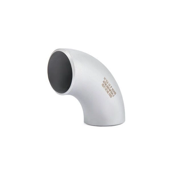 Codo inoxidable de 90 grados.